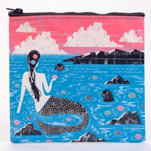 Blue Q Zipper Pouch Mermaid