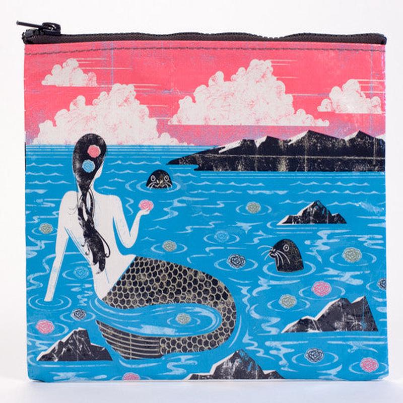 Blue Q Zipper Pouch Mermaid