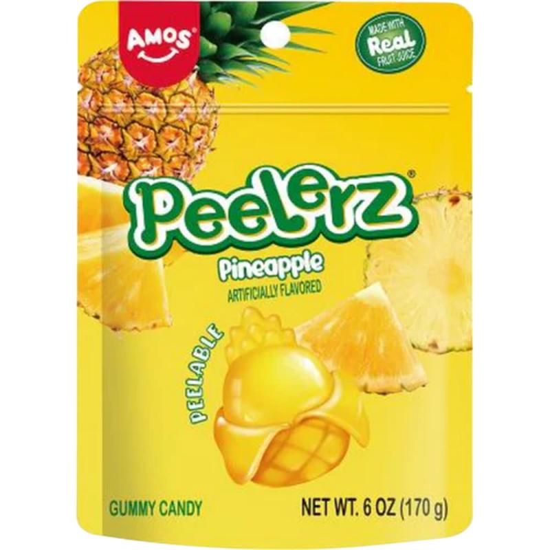 Cow Crack Amos Peelerz Pineapple Gummies 6oz