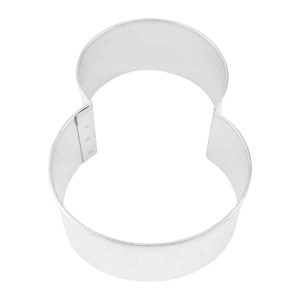 R&M Number 8 Cookie Cutter 3"