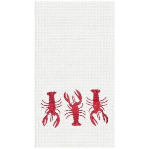 C&F Home Coastal Lobster Trio Kitchen Towel
