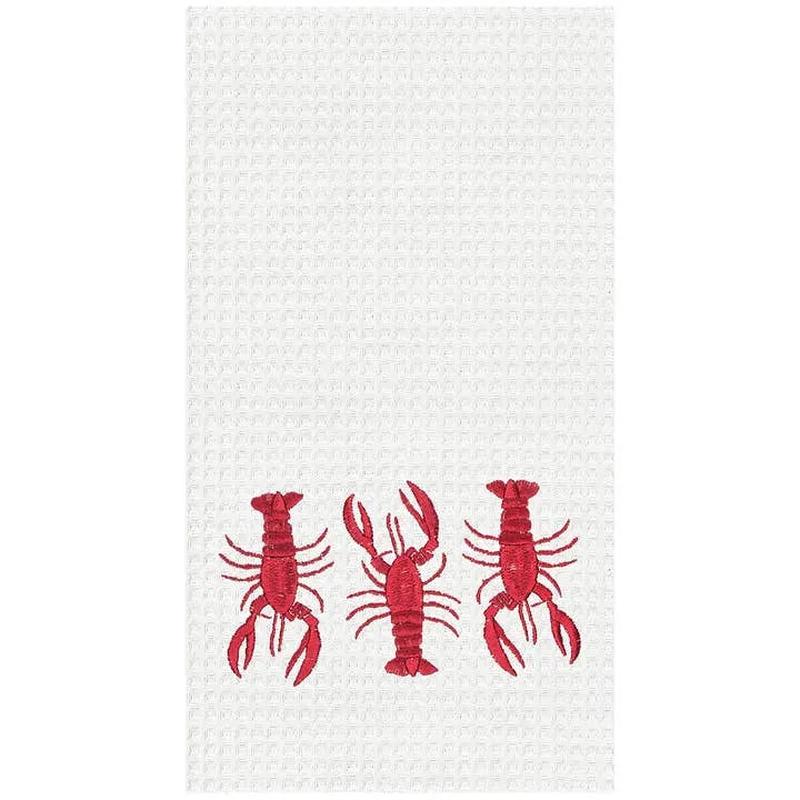 C&F Home Coastal Lobster Trio Kitchen Towel