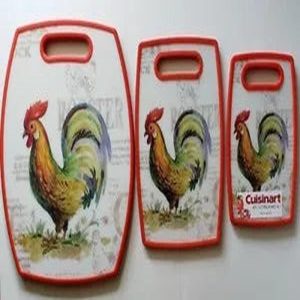 Cuisinart Rooster Cutting Board Set 3pc