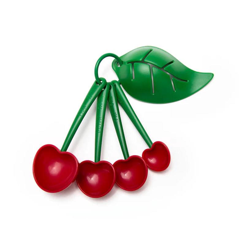 Ototo Mon Cherry Measuring Spoons and Egg Separator