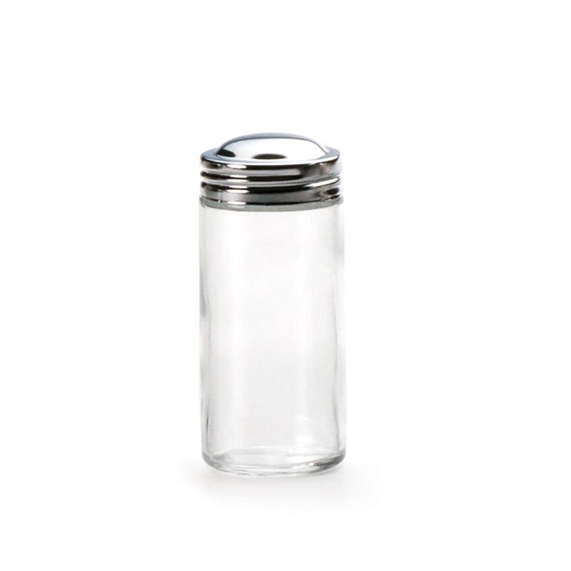 RSVP Glass Spice Jar Chrome Lid