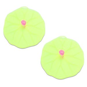 Charles Viancin Silicone Drink Cover Set of 2 Lilypad