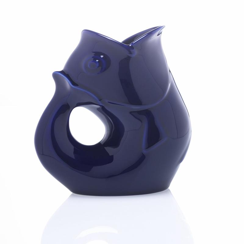 Gurgle Pot Medium Creamer Cobalt