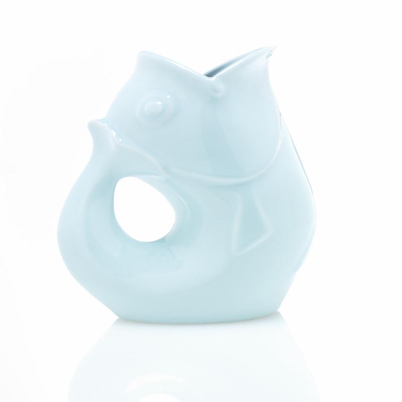 Gurgle Pot Medium Creamer Light Blue