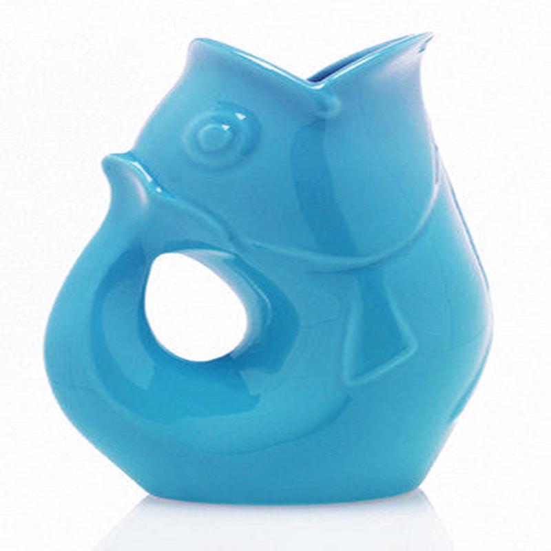 Gurgle Pot Medium Creamer Peacock
