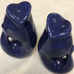 Gurgle Pot Salt and Pepper Set Indigo