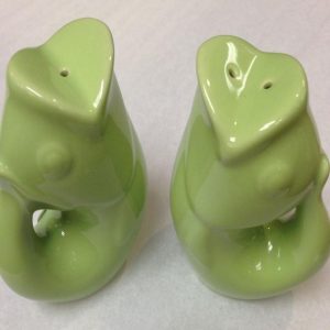 Gurgle Pot Salt and Pepper Set Light Green