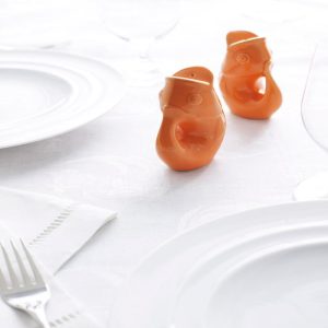 Gurgle Pot Salt and Pepper Set Tangerine