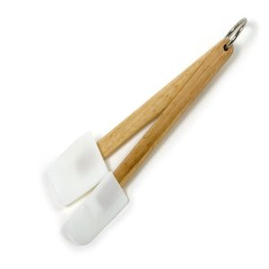 Norpro 2 piece Mini Spatulas White
