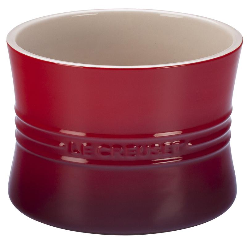 Le Creuset 2.75. Qt Cherry Utensil Crock