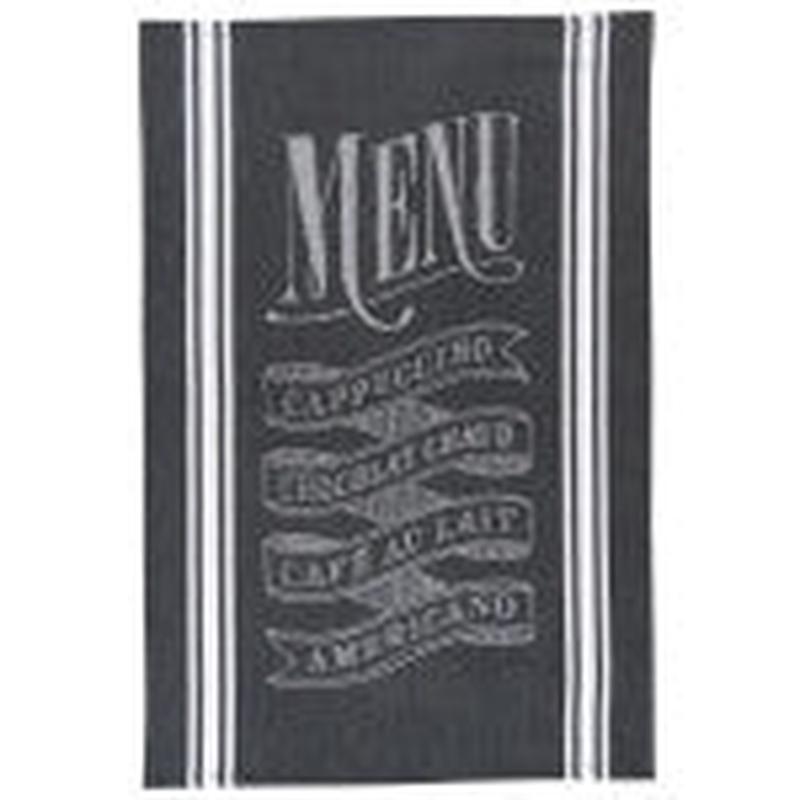 Now Designs Chalkboard Menu Jacquard Kitchen Towel