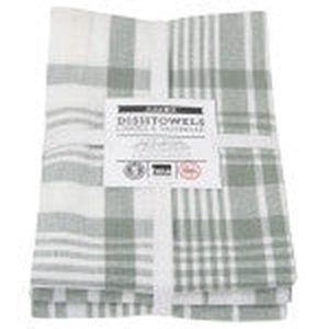 Now Designs London Gray Jumbo Dishtowels Set of 3