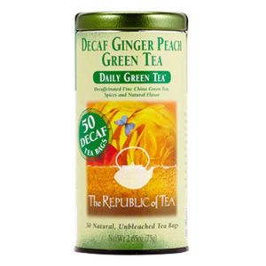 Republic of Tea Decaf Ginger Peach Green