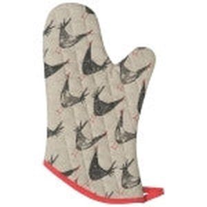 Now Designs Chicken Scratch Oven Mitt