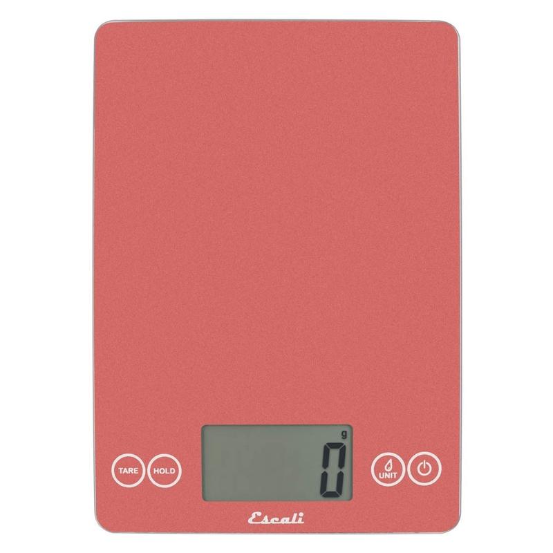 Escali Arti Digital Scale Red