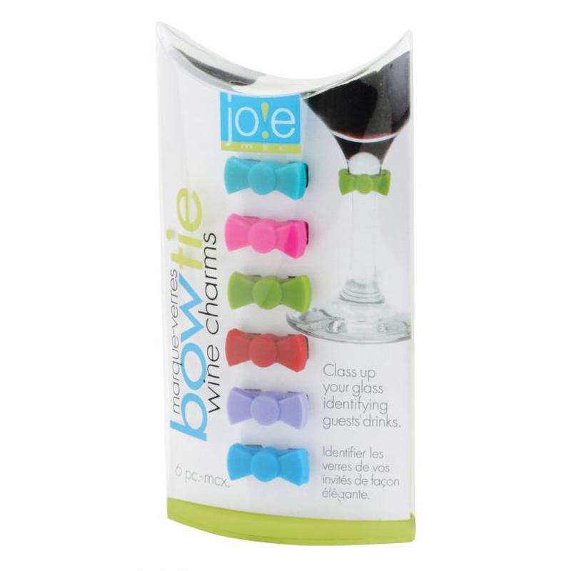 HIC Joie Bowtie Wine Charms