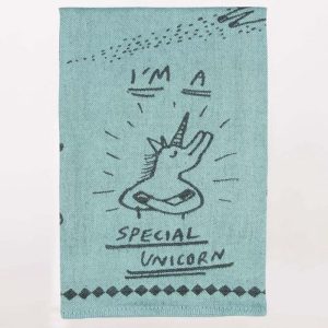Blue Q Jacquard Dishtowel Special Unicorn