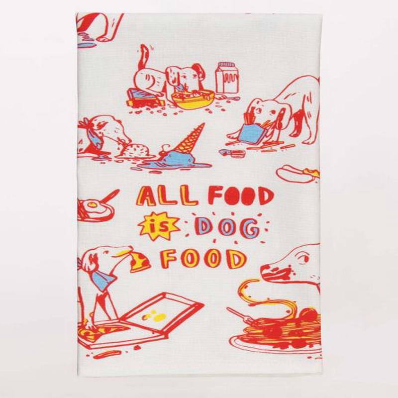 Blue Q SP Dishtowel All Food Is Dog Food