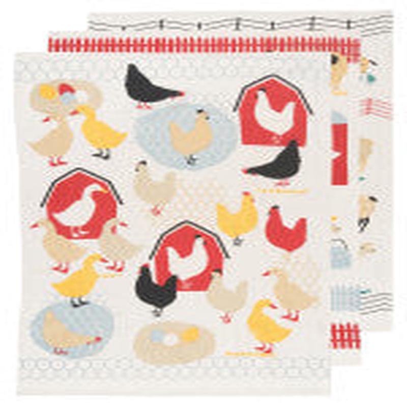 Now Designs Baker's Floursack Farm To Table Towels Set of 3