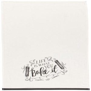 Now Designs Baker's Floursack Homemade Happiness Towels Set of 3