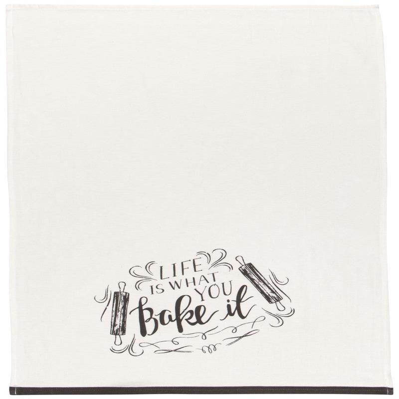 Now Designs Baker's Floursack Homemade Happiness Towels Set of 3