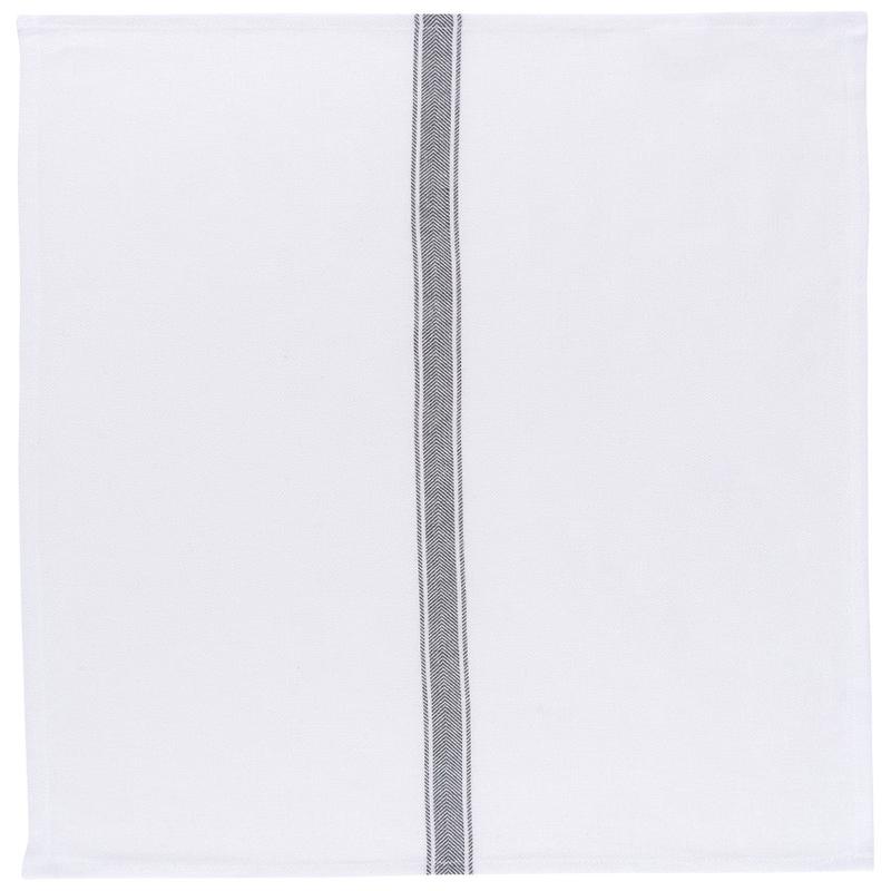 Now Designs Black Brooklyn Stripe Towel Set of 4