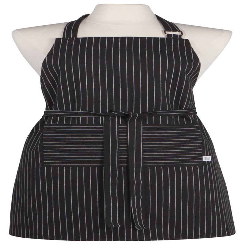 Now Designs Black Chef Stripe Apron