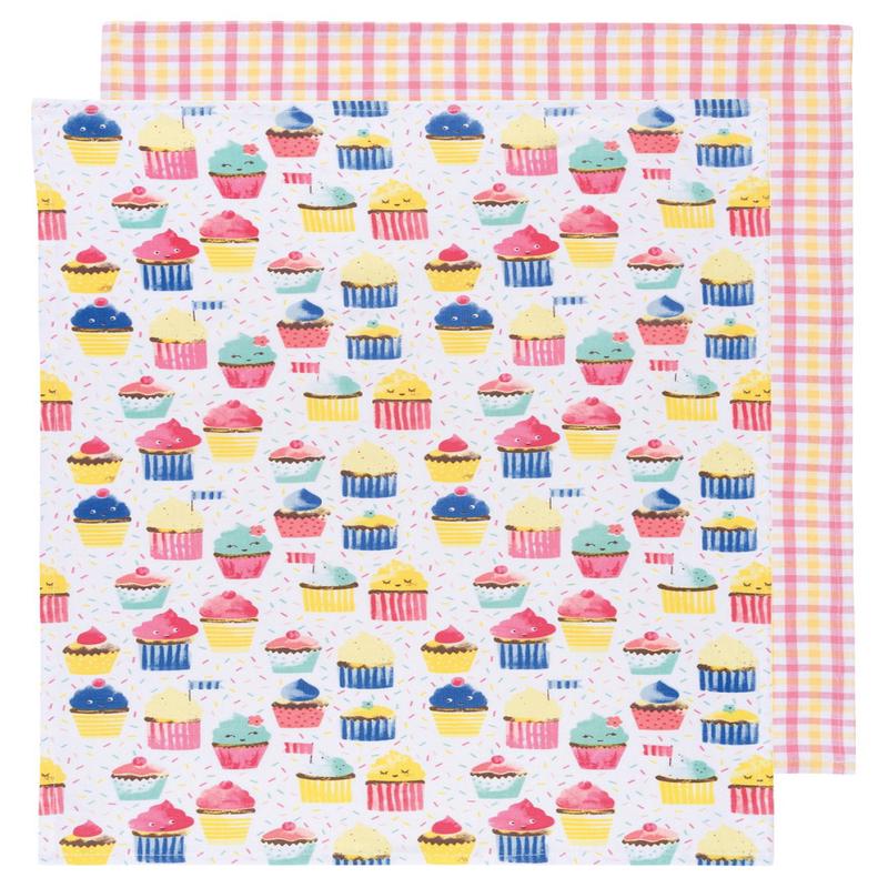 Now Designs Cupcakes Dishtowel Set of 2