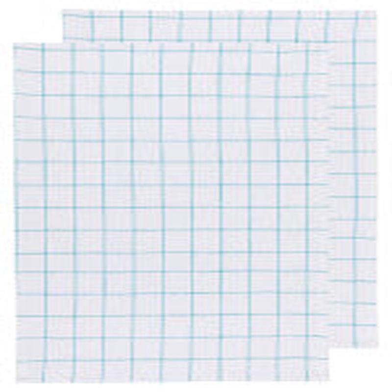 Now Designs Turquoise Vintage Wash Dishtowels Set of 2