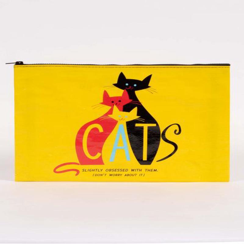 Blue Q Jumbo Pouch Cats, Slightly Obsessed With Them