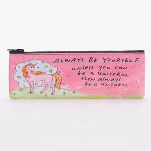 Blue Q Pencil Case Always Be A Unicorn