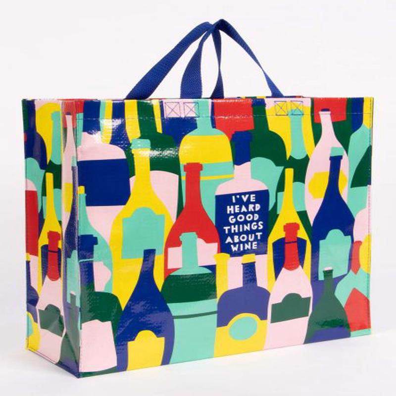 Blue Q Shopper Bag I've Heard Good Things About Wine