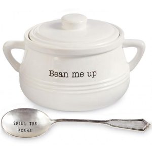 Mud Pie Baked Bean Pot Set - Bean Me Up - Spill The Beans