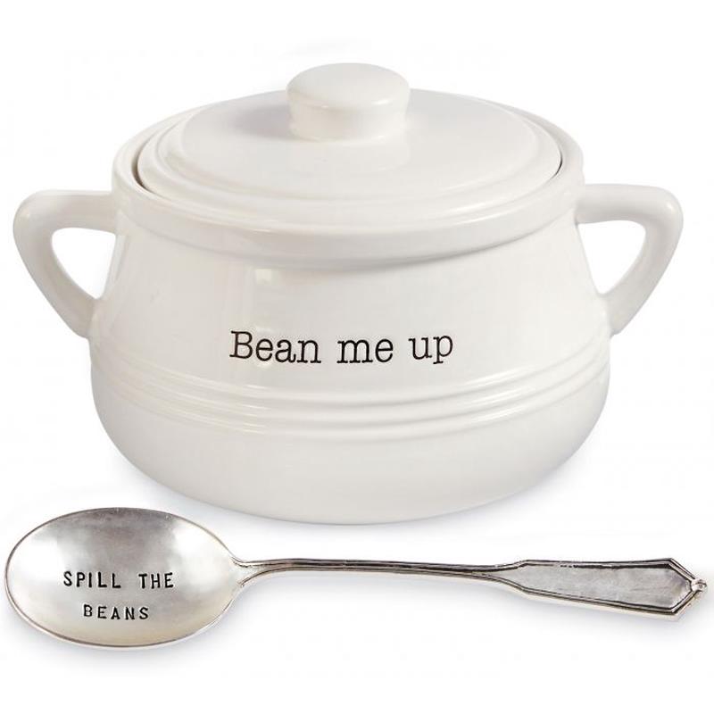 Mud Pie Baked Bean Pot Set - Bean Me Up - Spill The Beans