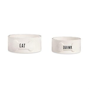 Mud Pie Dog Bowl Set