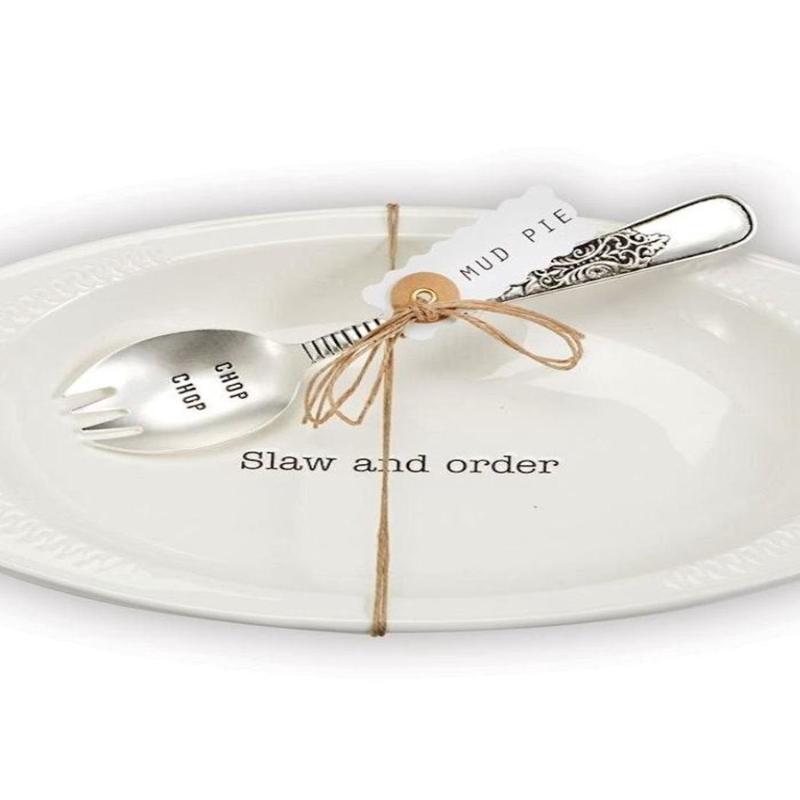 Mud Pie Slaw Serving Set - Slaw and Order