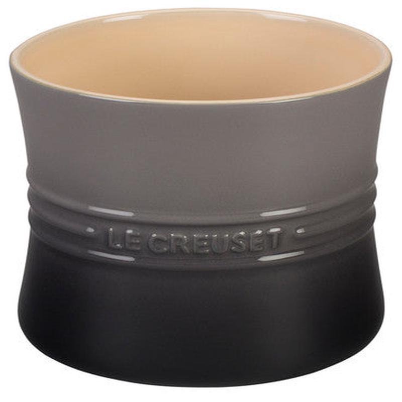 Le Creuset 2.75. Qt Flint Oyster Utensil Crock