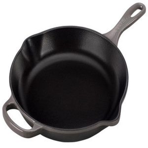 Le Creuset Flint Oyster 10 1/4" Cast Iron Skillet