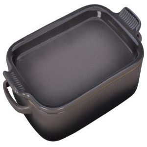 Le Creuset Flint Oyster Rectangular Dish with Platter Lid