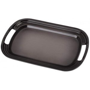 Le Creuset Flint Oyster Serving Platter Large