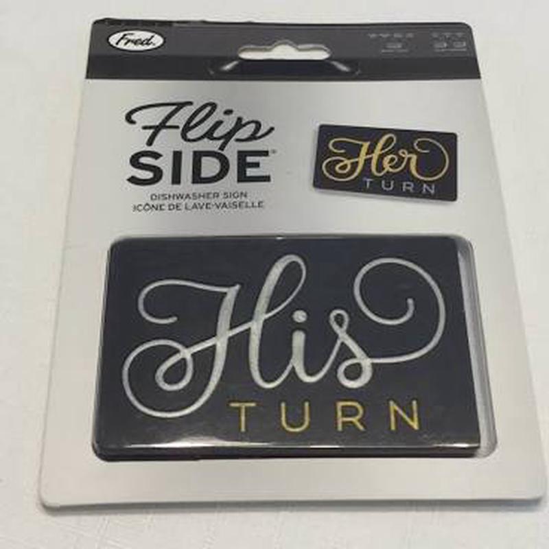 Fred Dishwasher Sign His Her Turn