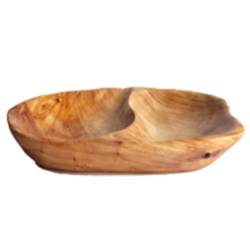 Greener Valley Trading Charcuterie Divided Platter - 2 divisions (13-14" / 2")