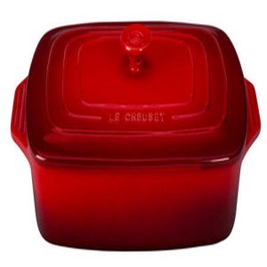 Le Creuset 3.5 Qt. Cherry Rectangle Baker With Lid