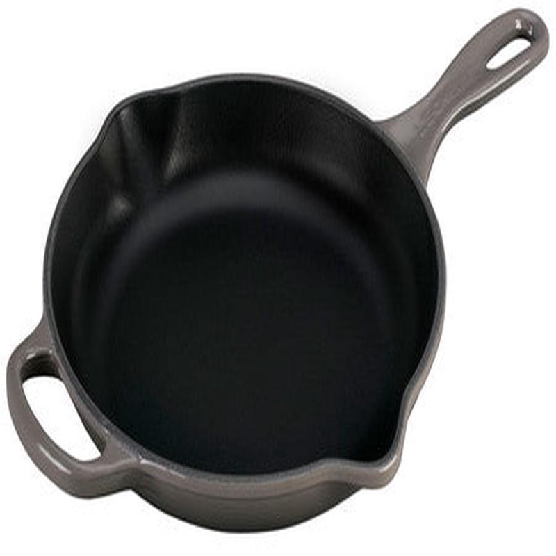 Le Creuset Flint Oyster 9" Cast Iron Skillet