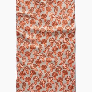 Geometry Many Mushrooms Towel