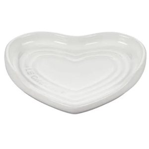 Le Creuset 5" White Heart Spoon Rest
